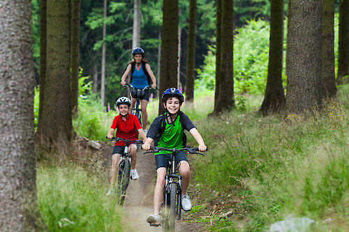 Radfahren im Bayeischen Wald